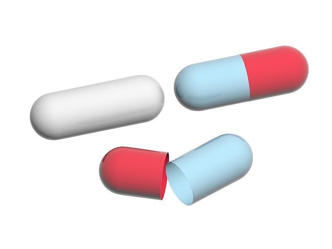 Pils capsules  3D model