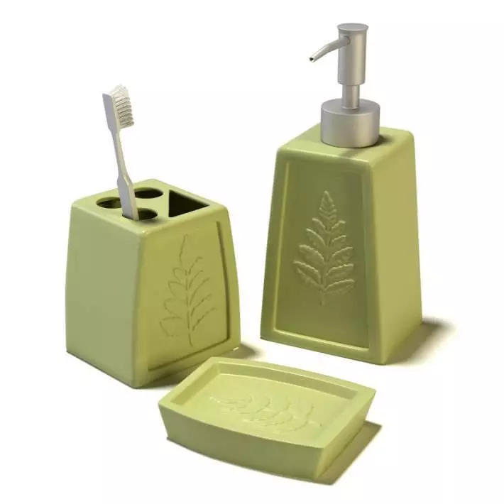 Bathroom Toiletries Set 3D model