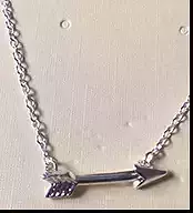 black widow arrow pendant