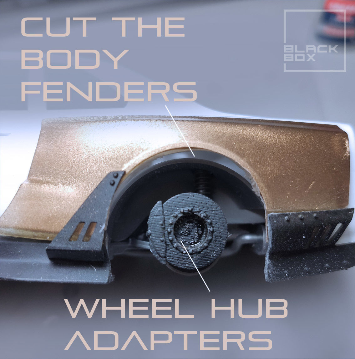 GTR R34 BODYKIT For Tamiya 1-24 3D print model_7