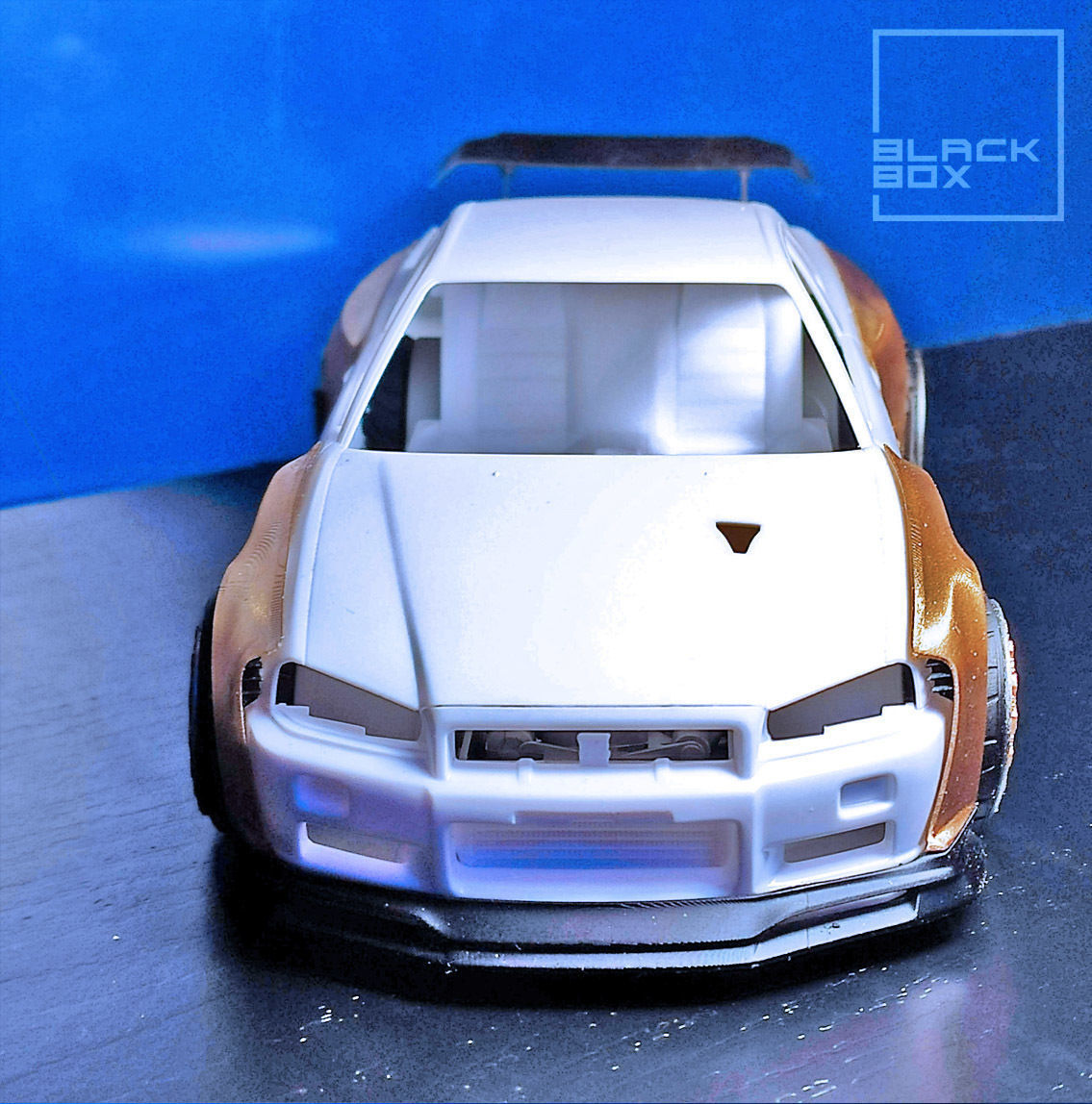 GTR R34 BODYKIT For Tamiya 1-24 3D print model_5