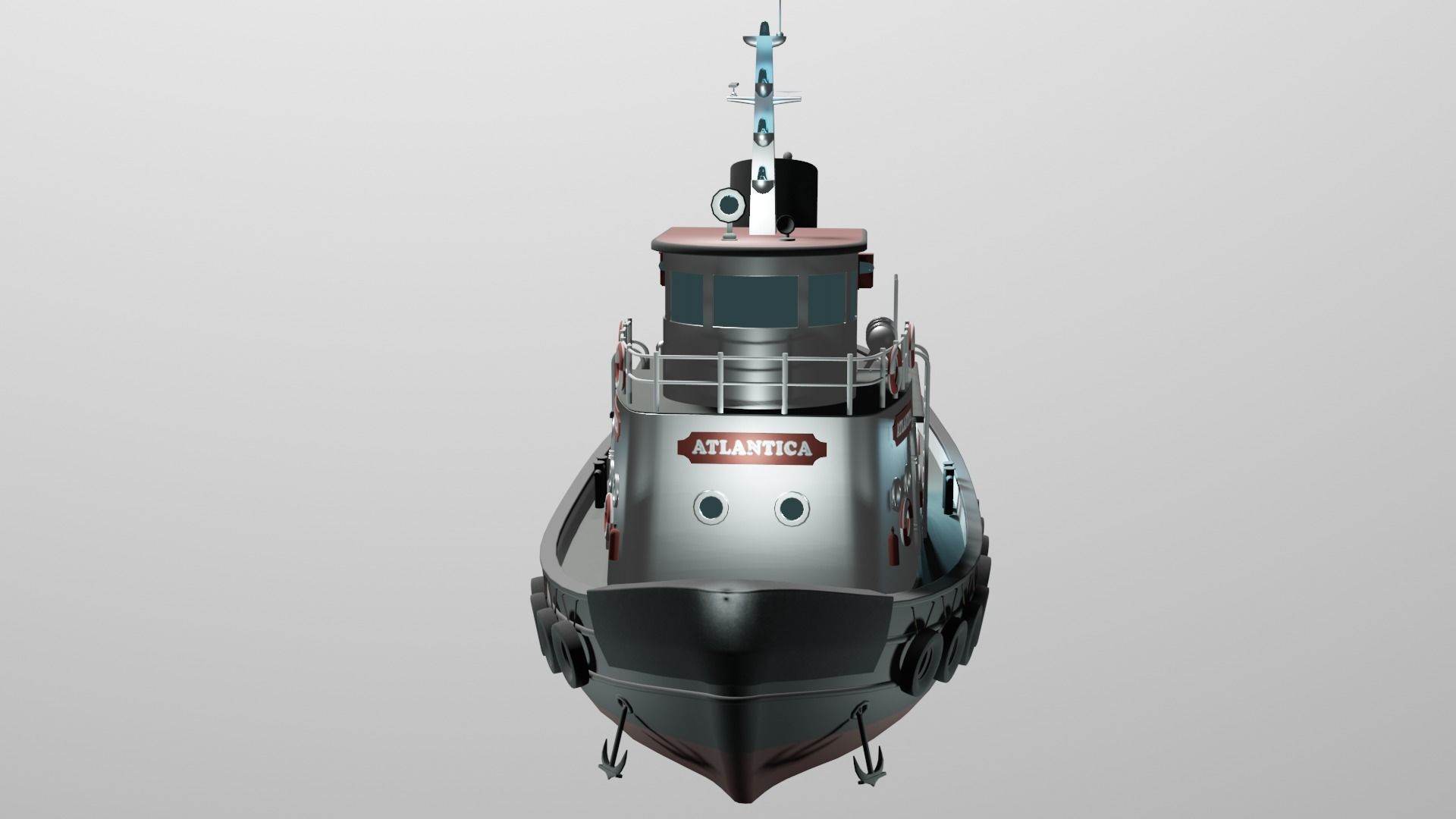 Fishing boat 3D model_4