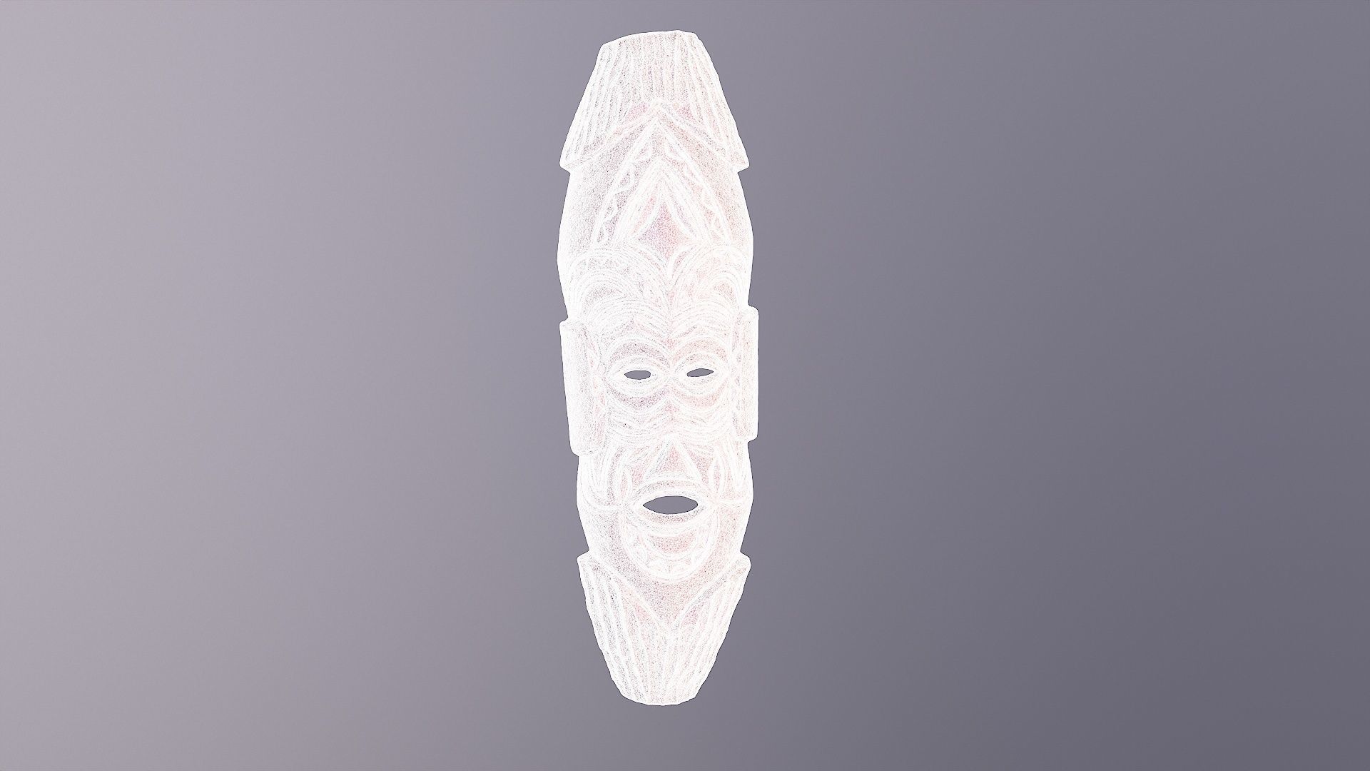 African Mask 07 3D print model_6