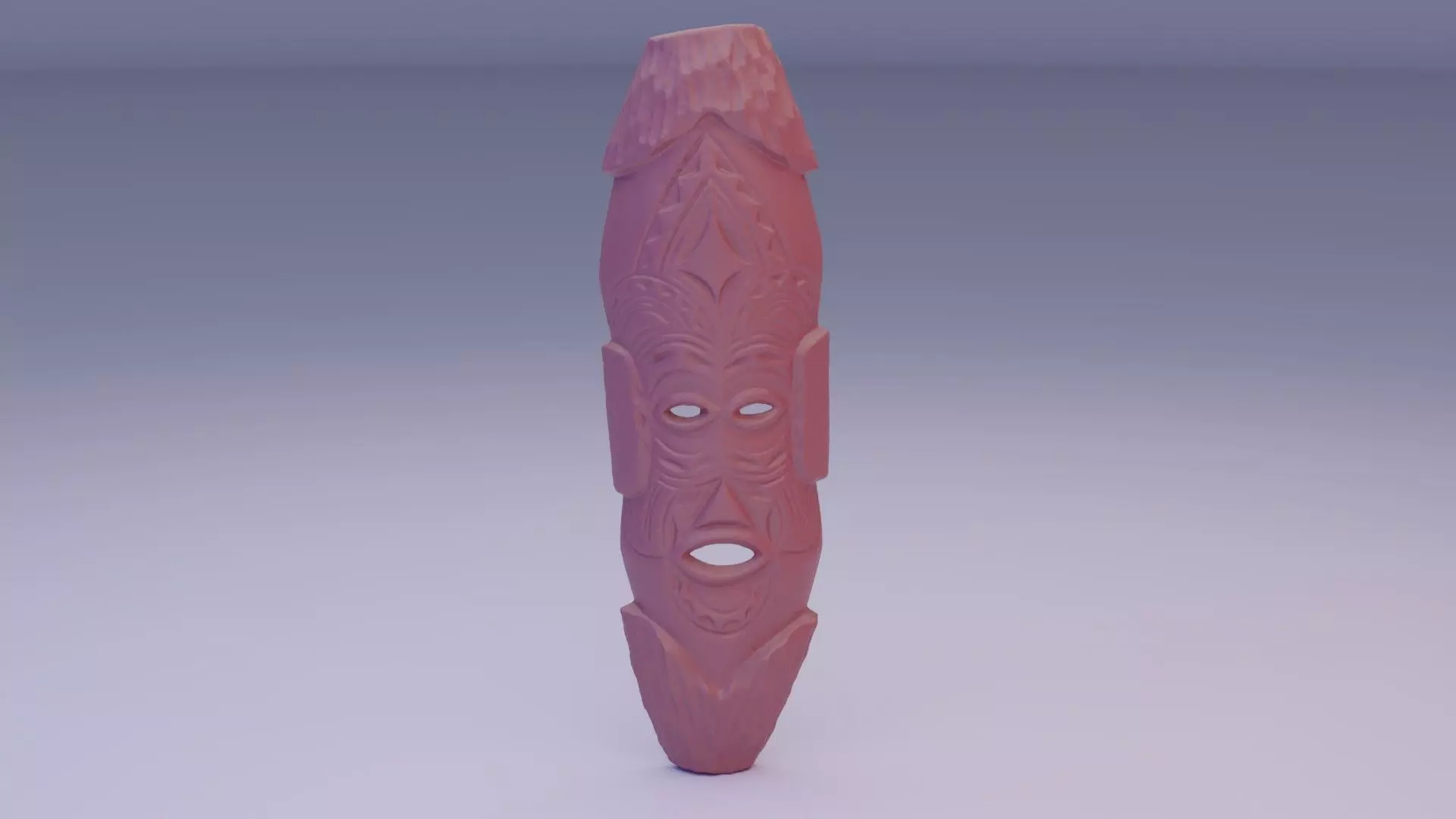 African Mask 07 3D print model_0