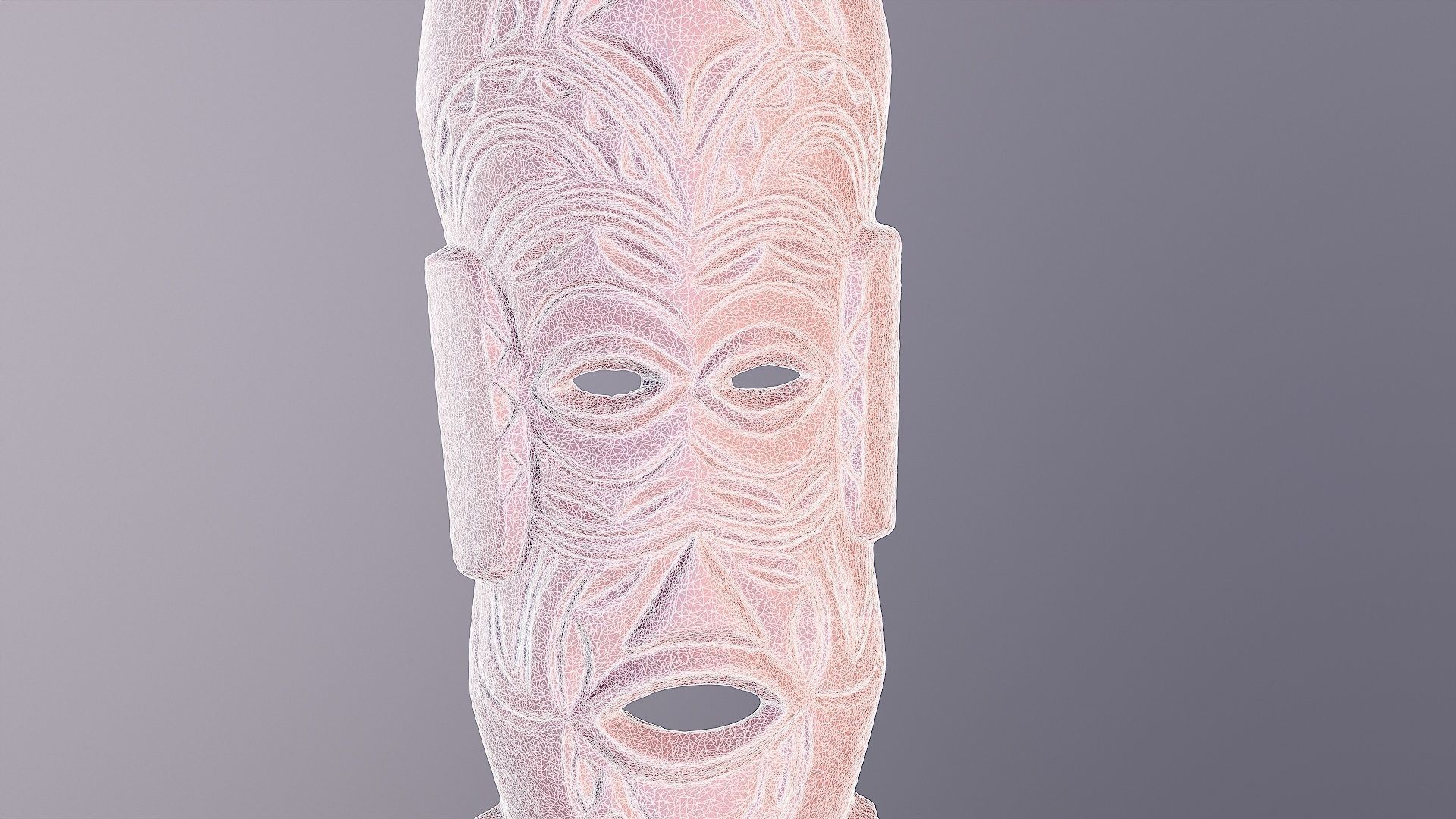 African Mask 07 3D print model_5