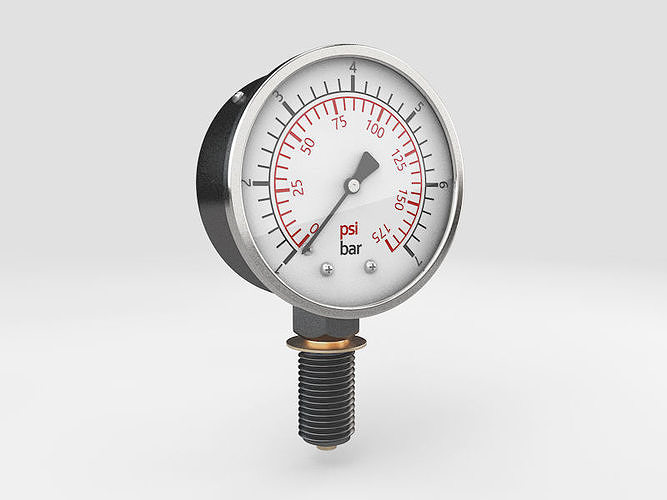 Pressure measuring instrument  3D model
