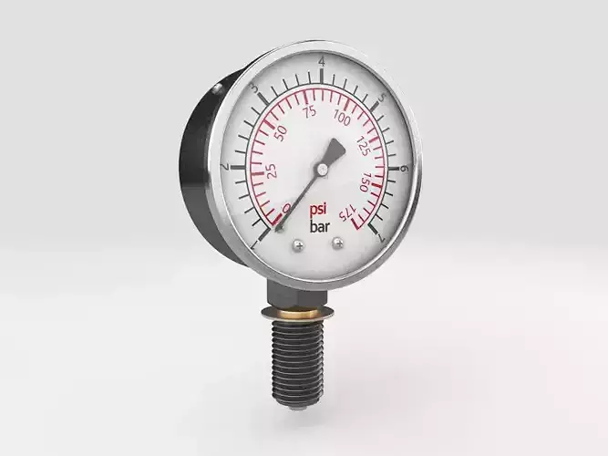 Pressure measuring instrument  3D model