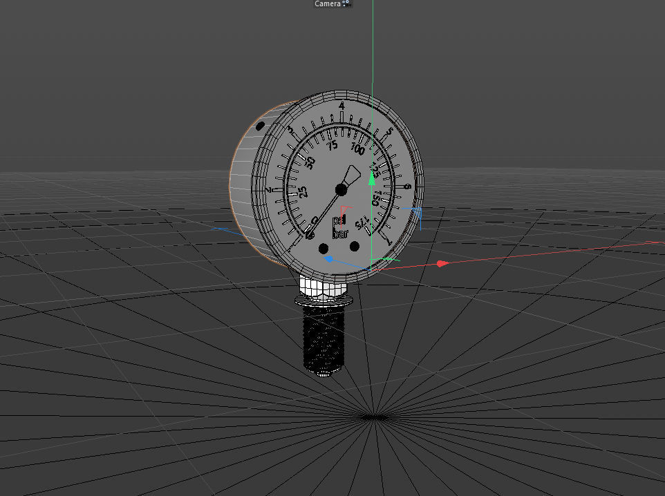 Pressure measuring instrument  3D model_2