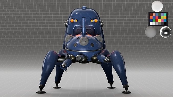 Tachikoma from the movie Ghost In The Shell 3D model