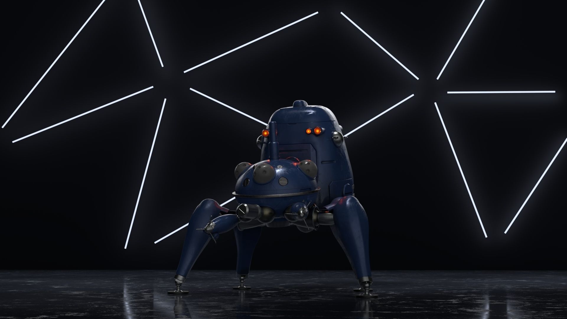 Tachikoma from the movie Ghost In The Shell 3D model_2