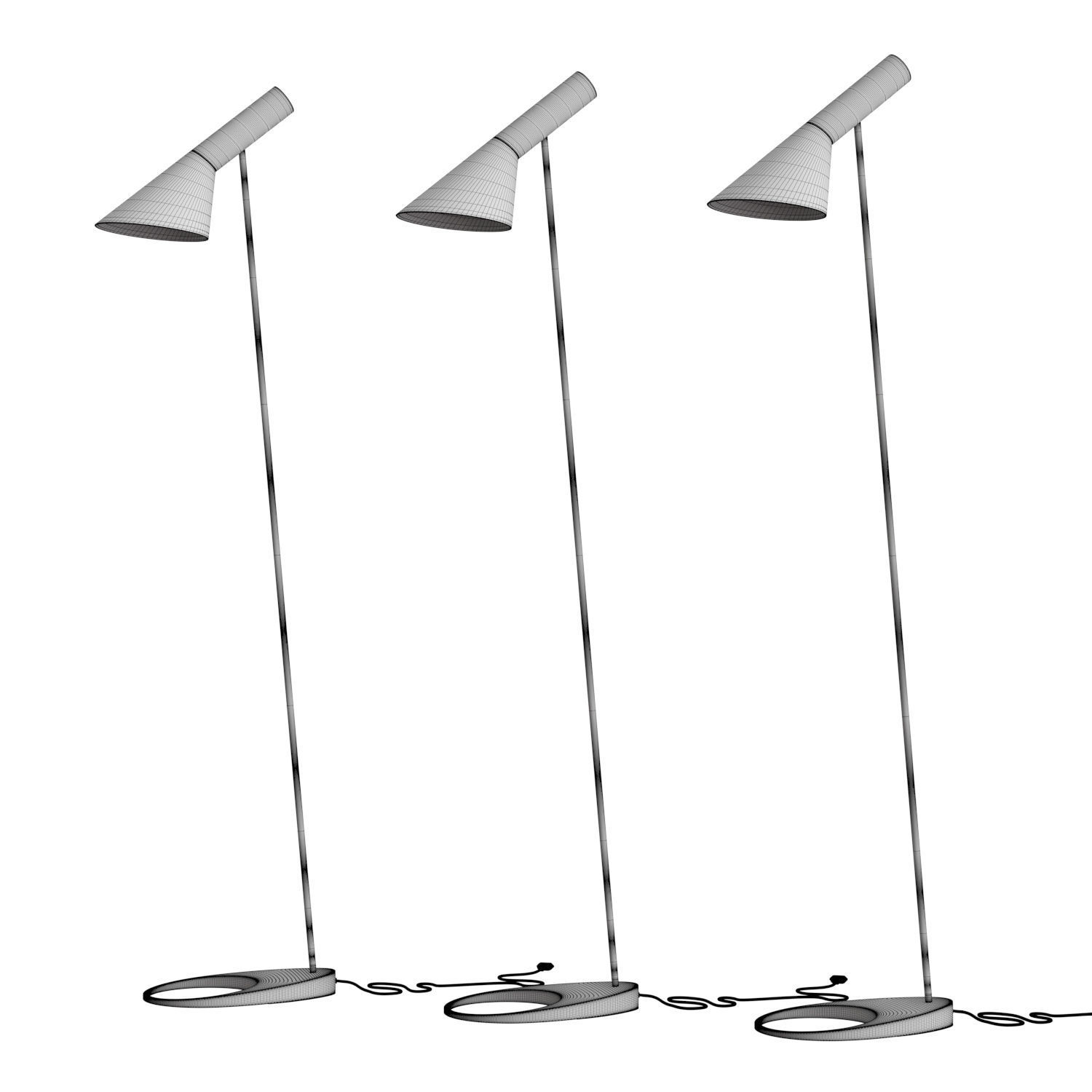 AJ Floor Lamp 3D model_4