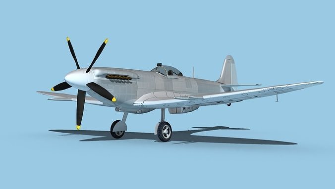 Supermarine Spitfire Mk 14e V00 3D model