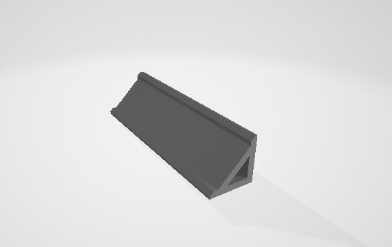 Corner lampe 3D print model_4