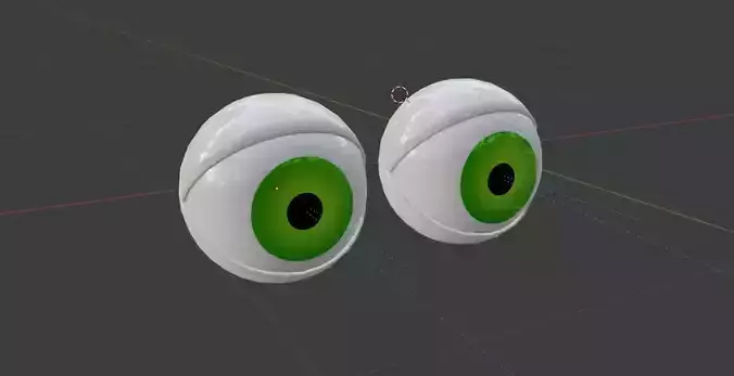 RIGGED EYES  3D model