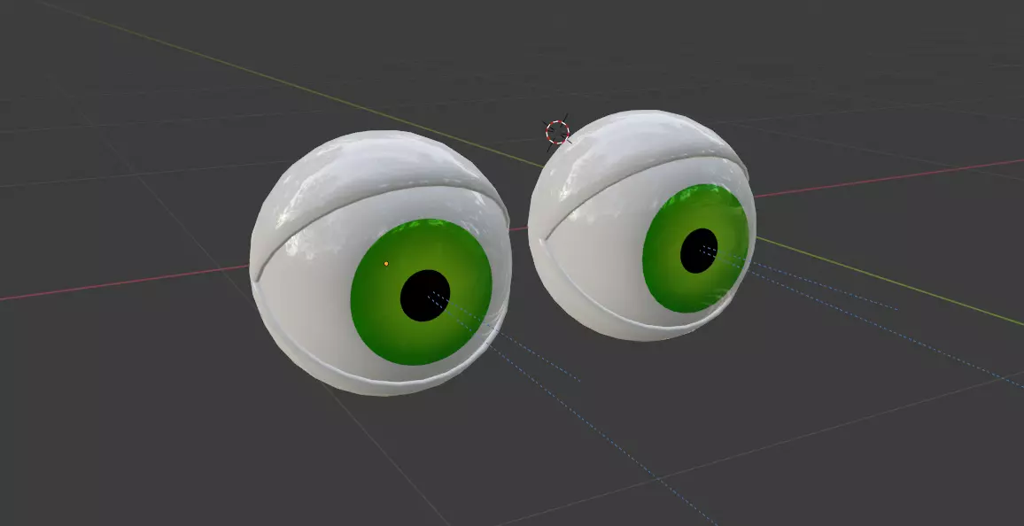 RIGGED EYES  3D model_0