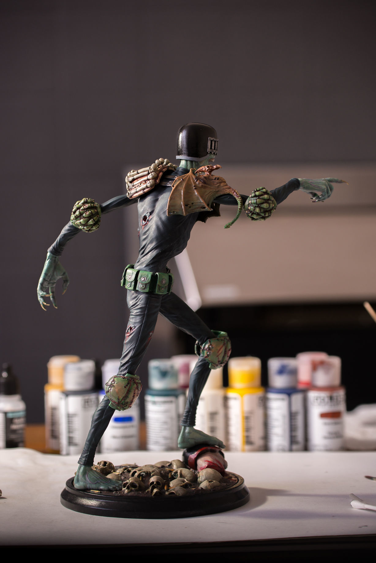 Judge Death statue fan art 3D print model_7