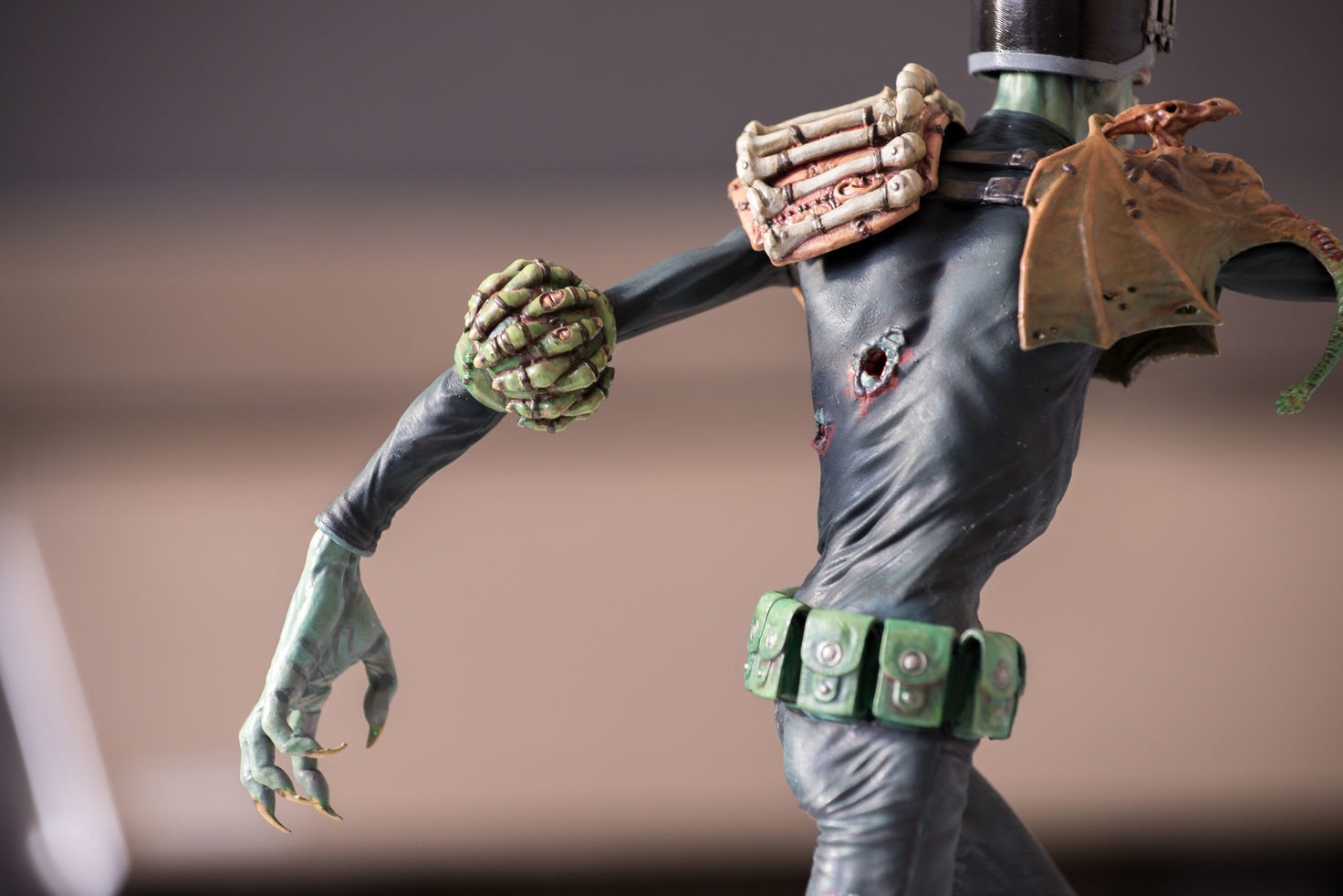 Judge Death statue fan art 3D print model_11