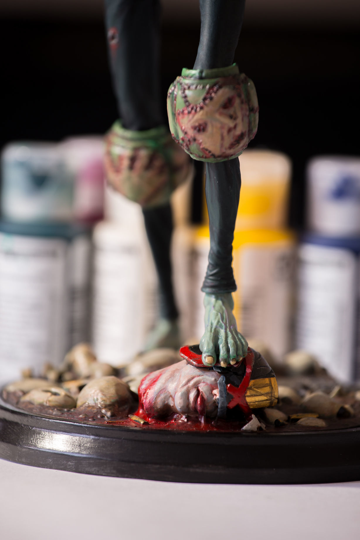 Judge Death statue fan art 3D print model_10