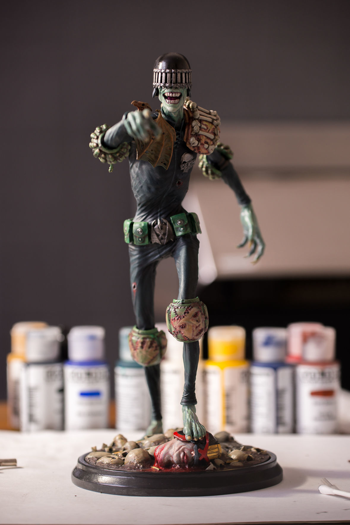 Judge Death statue fan art 3D print model_6