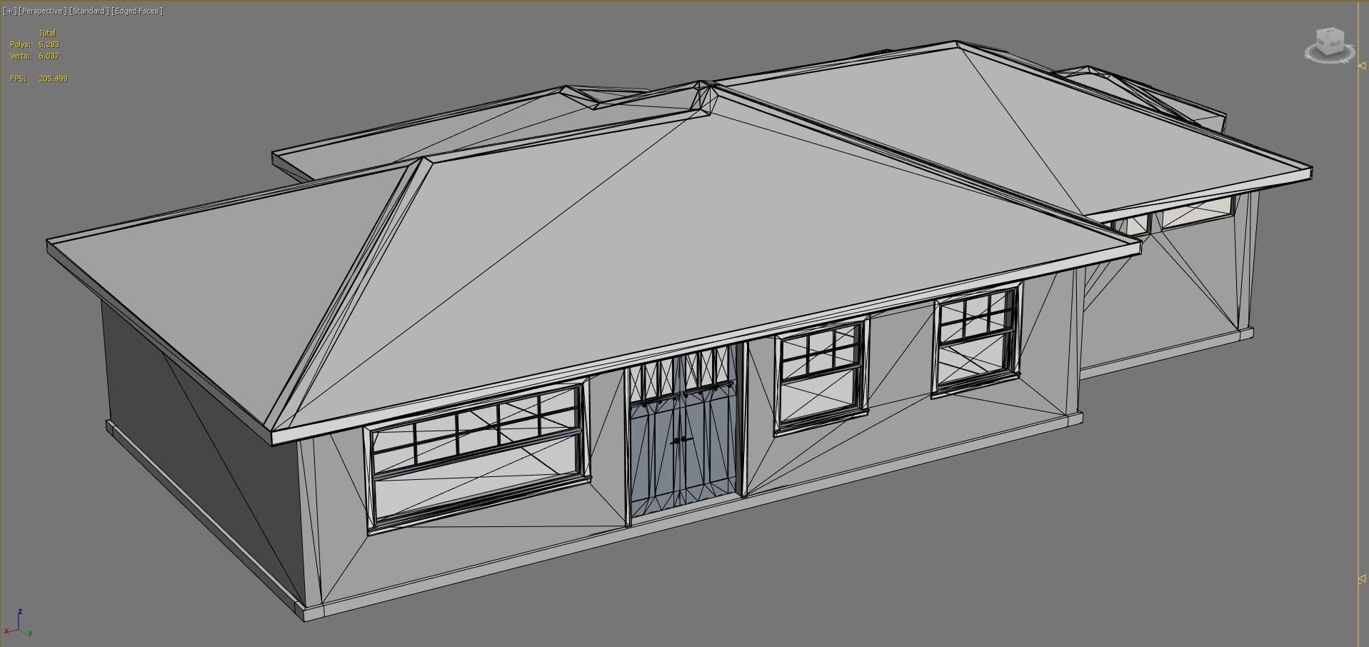 House 1 Free low-poly 3D model_12