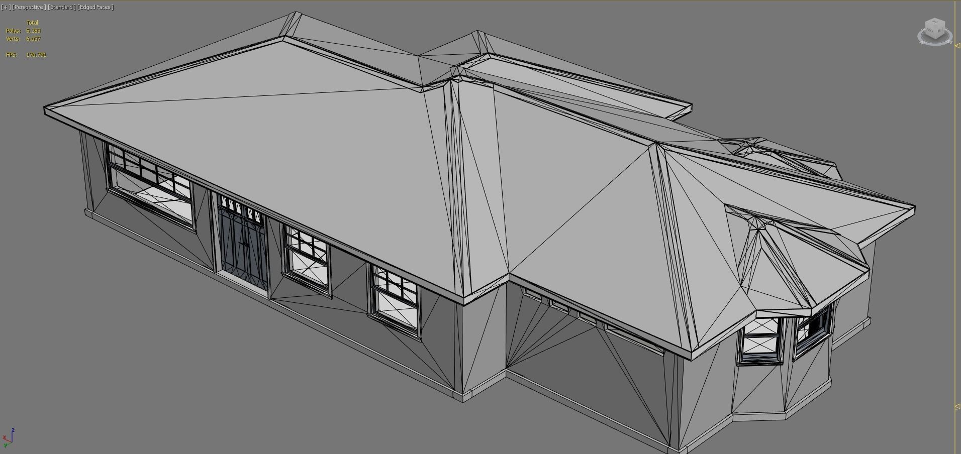 House 1 Free low-poly 3D model_13