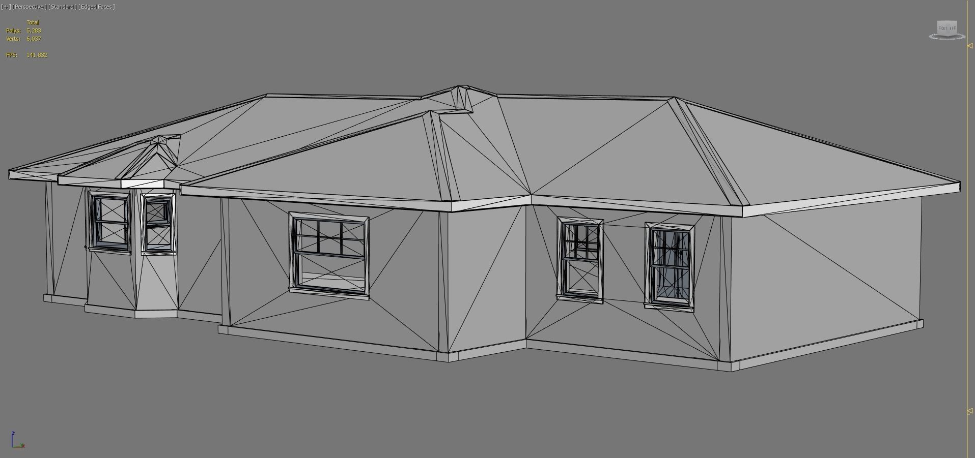 House 1 Free low-poly 3D model_11