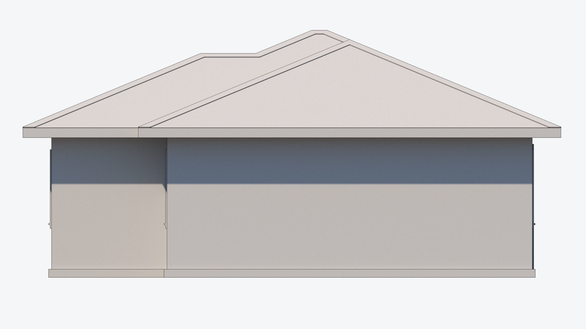 House 1 Free low-poly 3D model_9