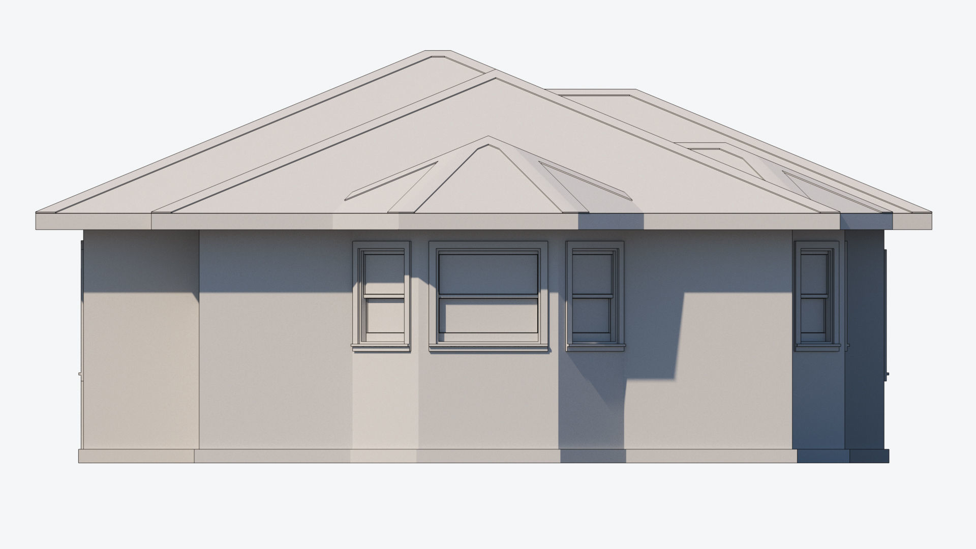 House 1 Free low-poly 3D model_10