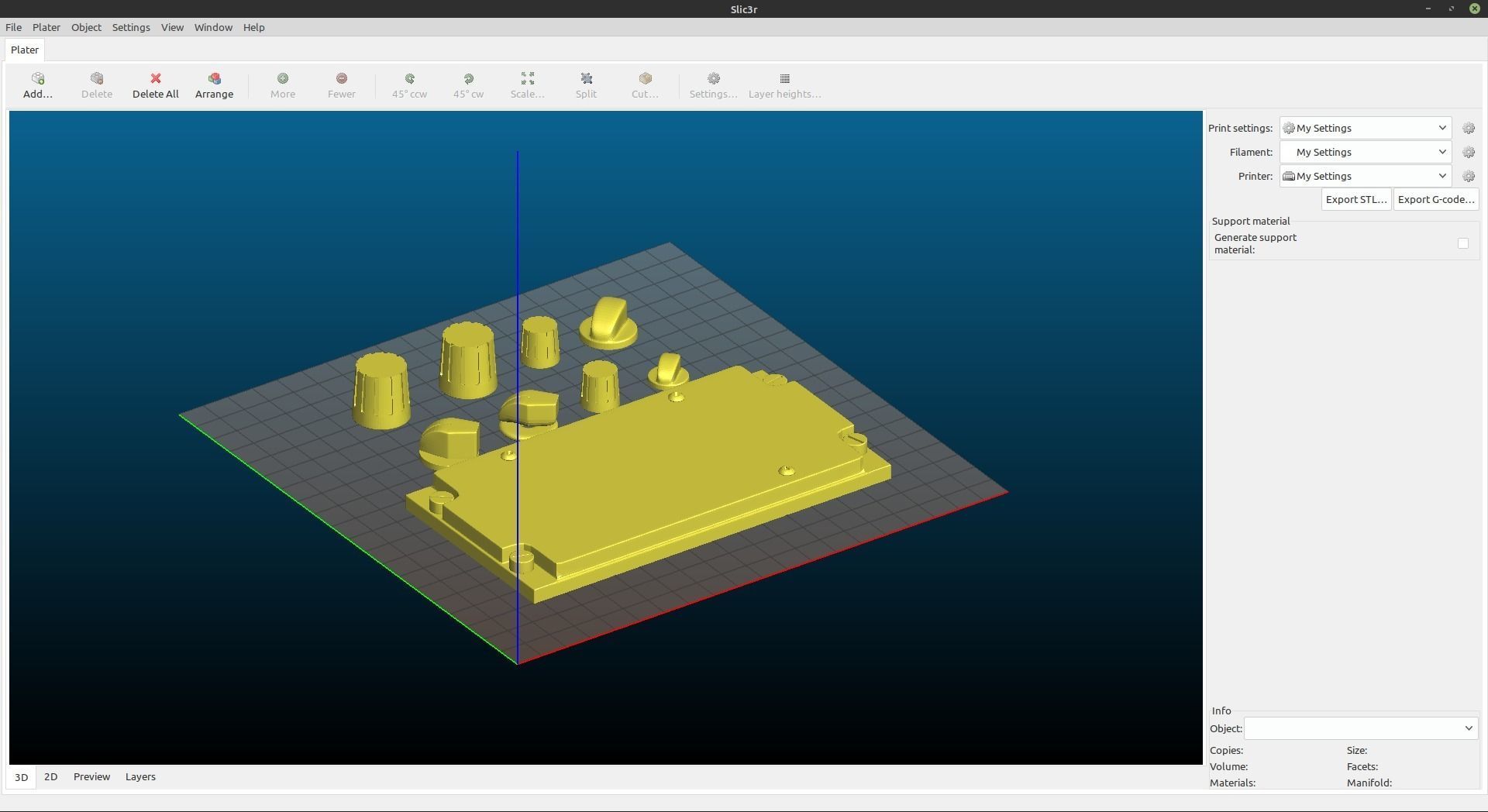 F16 AUDIO 1 Panel 3D model_9