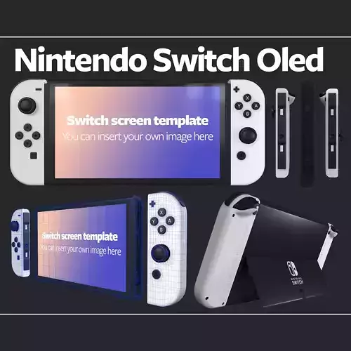 Nintendo switch Oled 3D model
