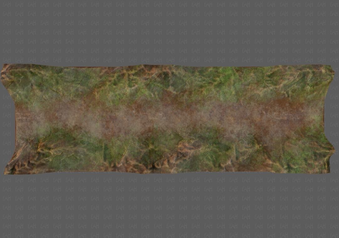 Terrain V03 Low-poly 3D model_33