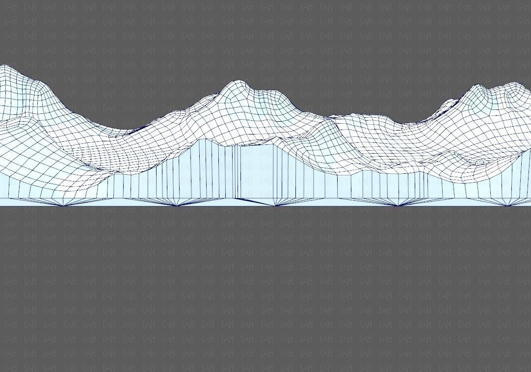 Terrain V03 Low-poly 3D model_25