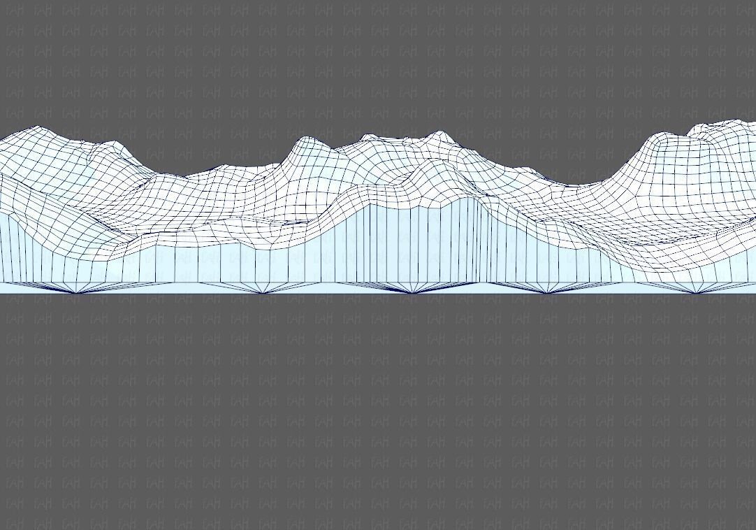 Terrain V03 Low-poly 3D model_29