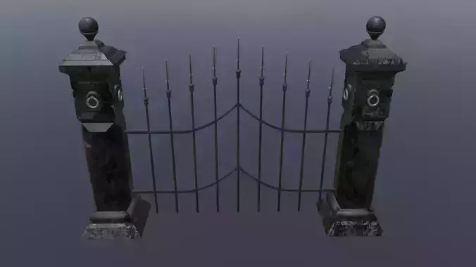 Victorian Fence and Column