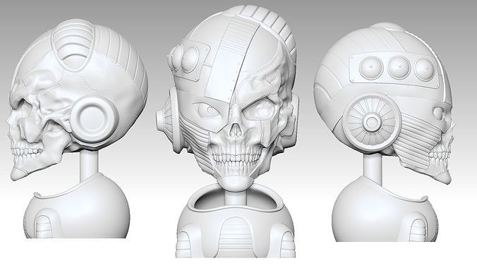 CRANEO FREEZER - FRIEZA SKULL METAL 3D print model