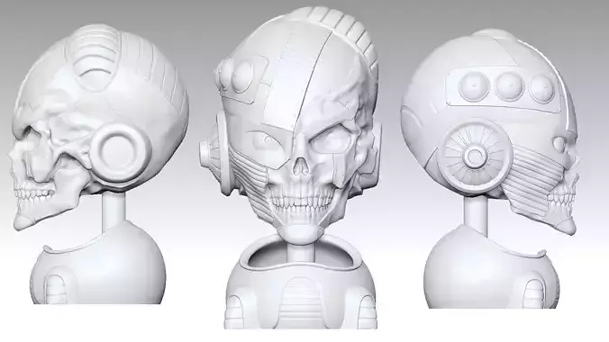 CRANEO FREEZER - FRIEZA SKULL METAL 3D print model