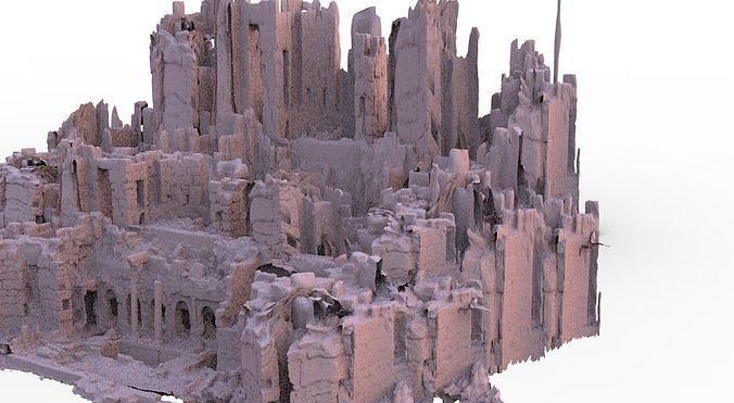 Ancient Greek Ruins 3D model
