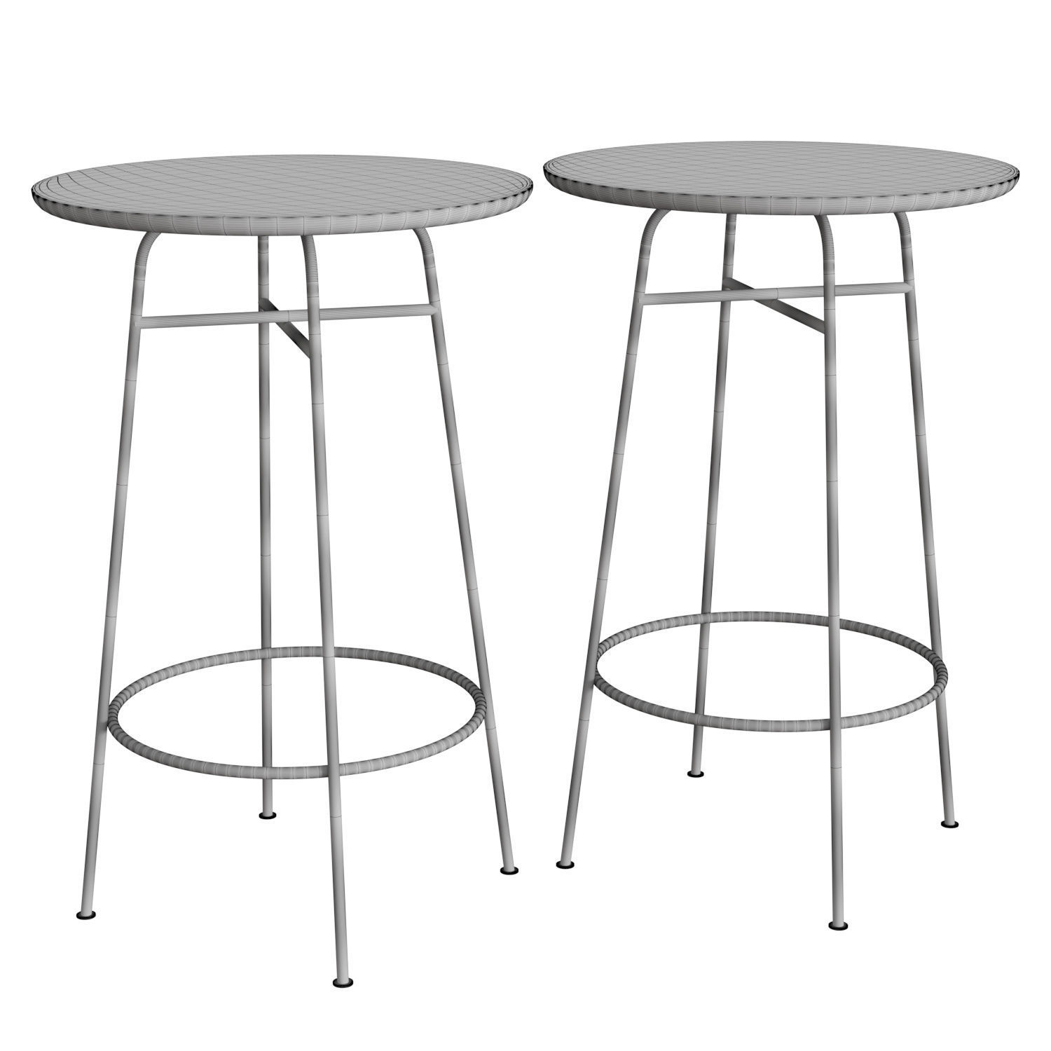 Afteroom Bar Table 3D model_4