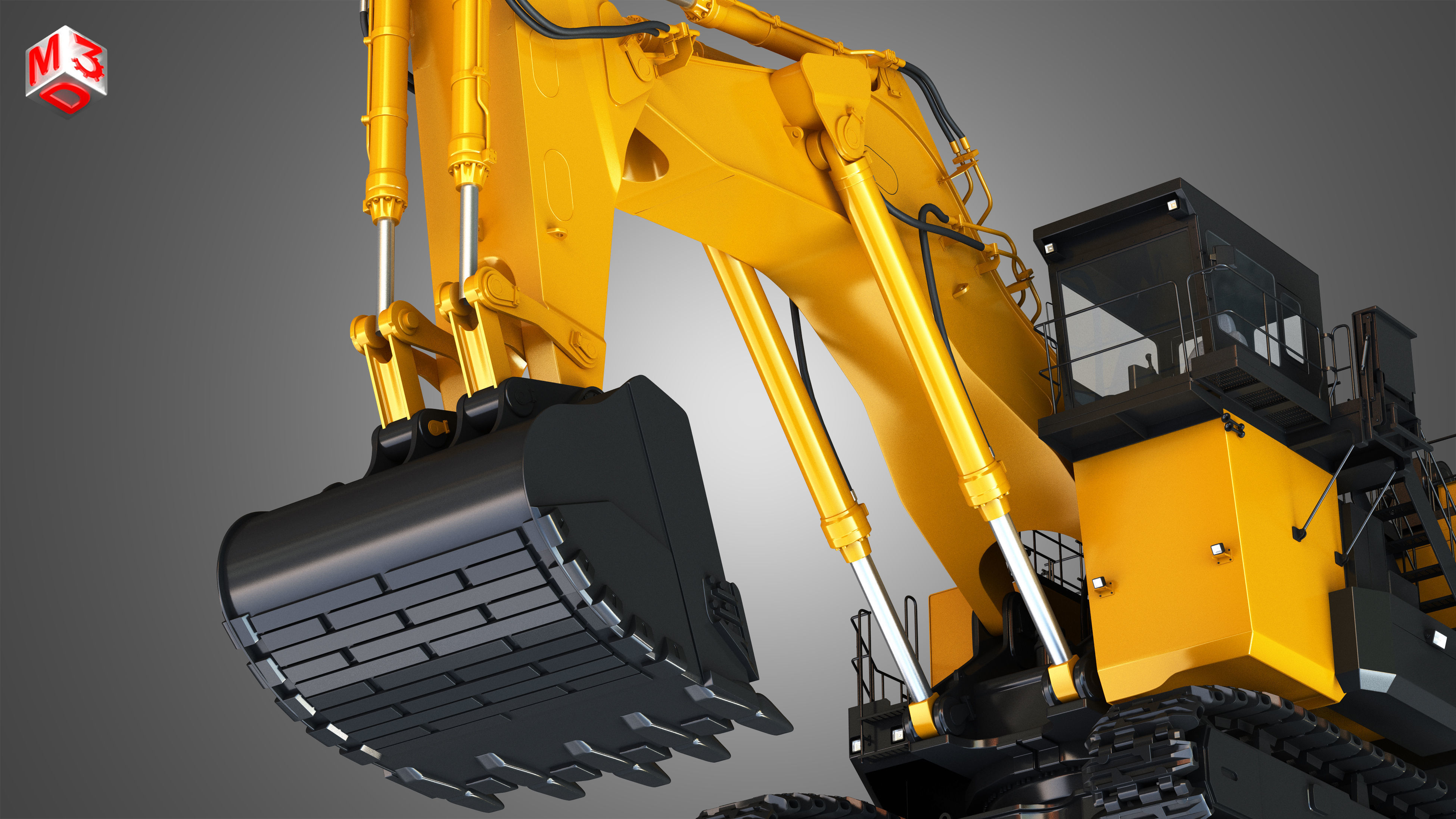 EX8000-6 - Hydraulic Mining Excavator 3D model_10