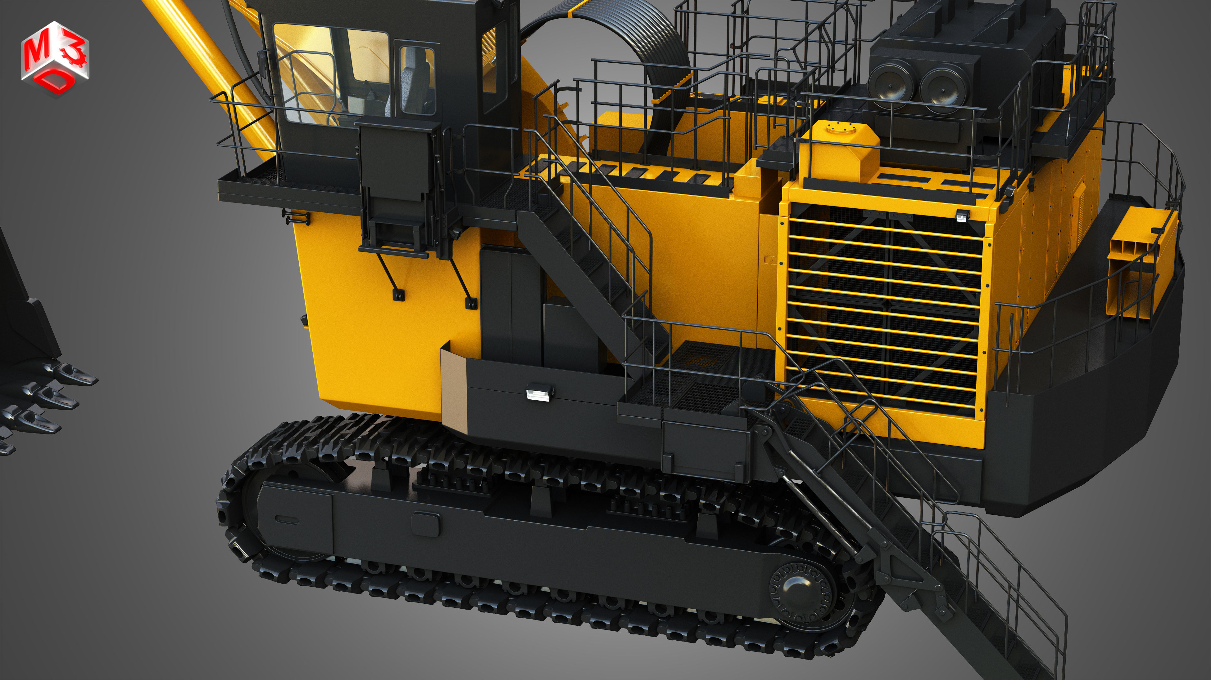 EX8000-6 - Hydraulic Mining Excavator 3D model_12