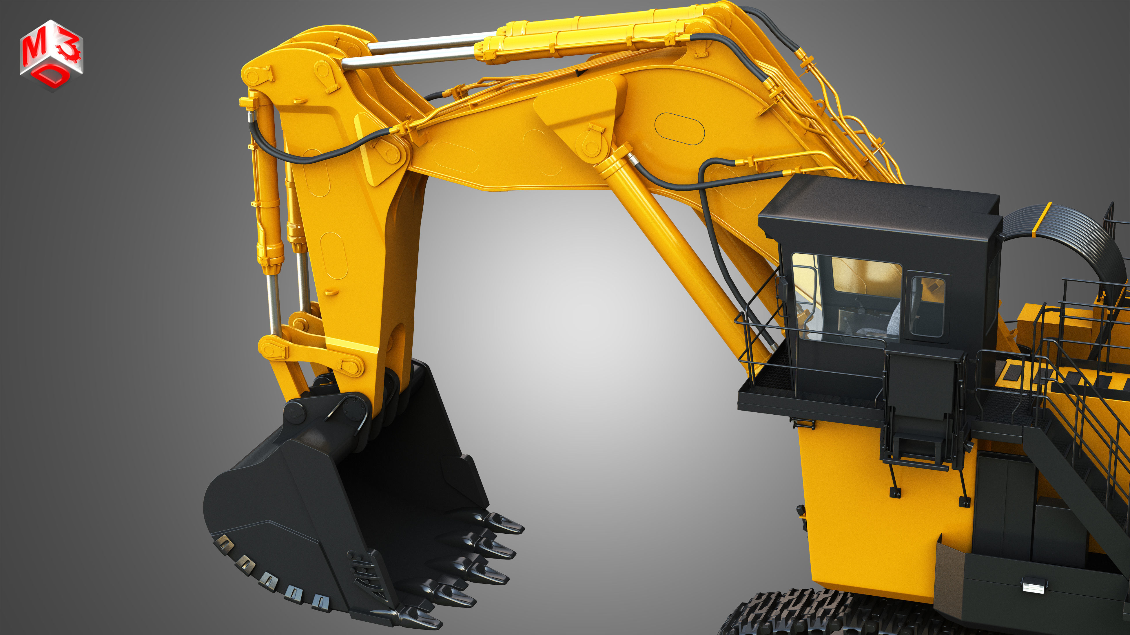 EX8000-6 - Hydraulic Mining Excavator 3D model_13
