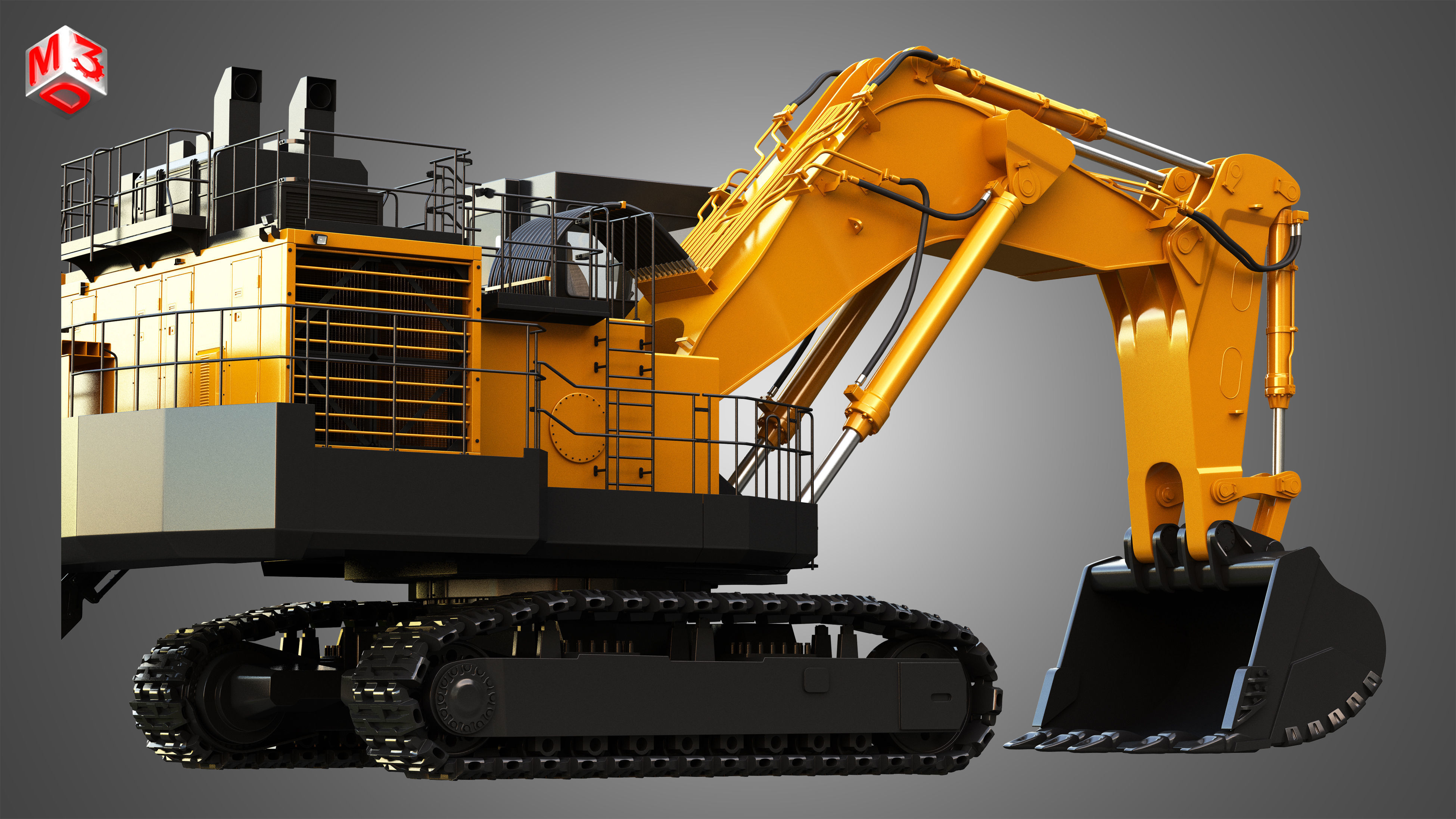 EX8000-6 - Hydraulic Mining Excavator 3D model_15