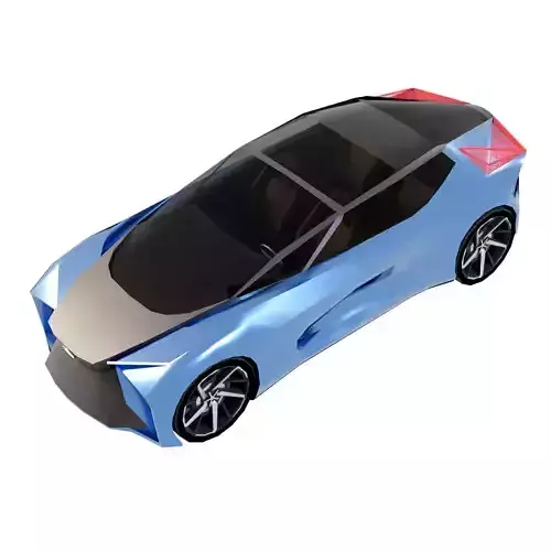 Lexus LF-30 Low-poly 3D model