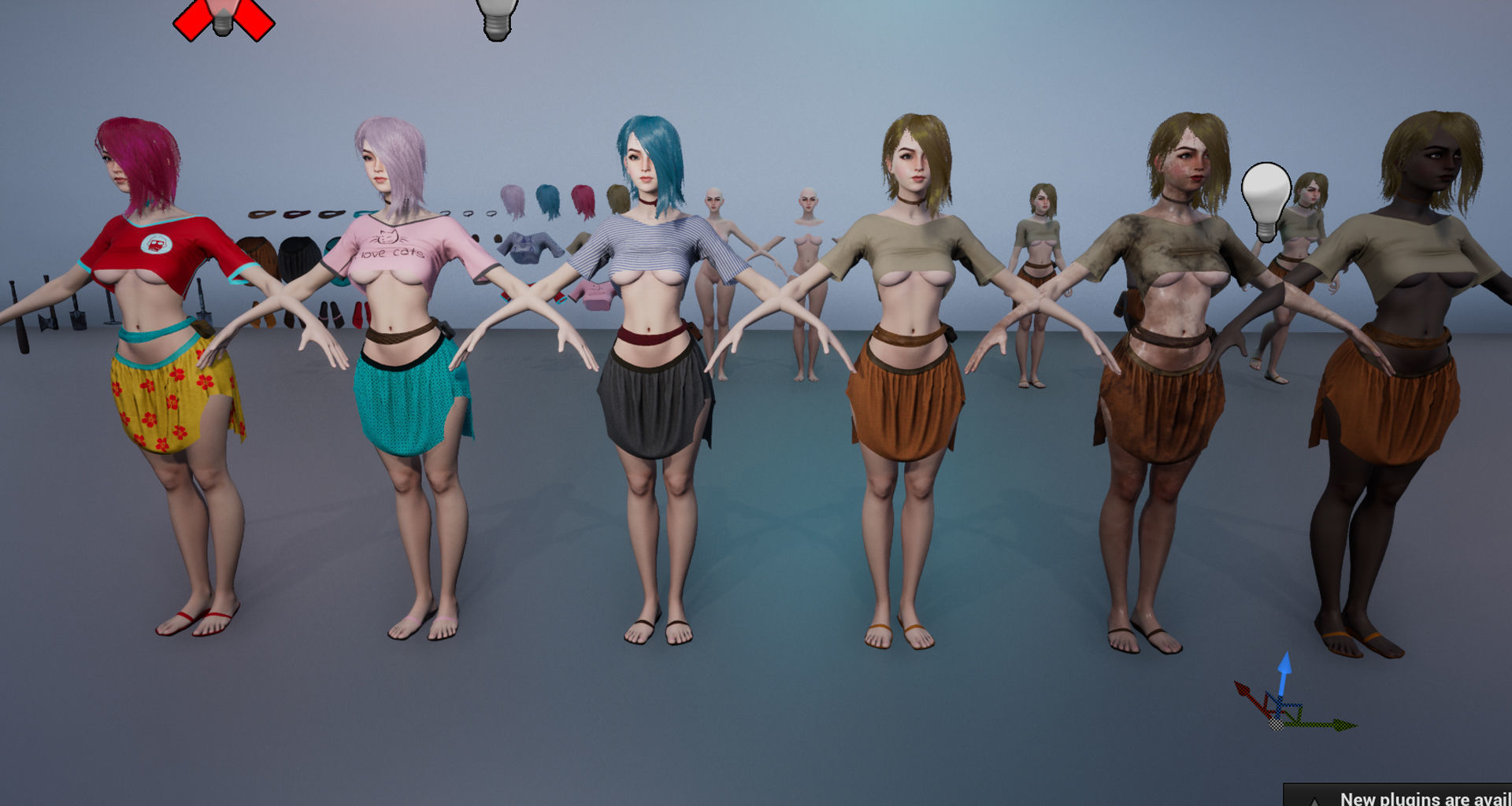 Survivor Girl 1 Game Ready Low-poly 3D model Low-poly 3D model_26