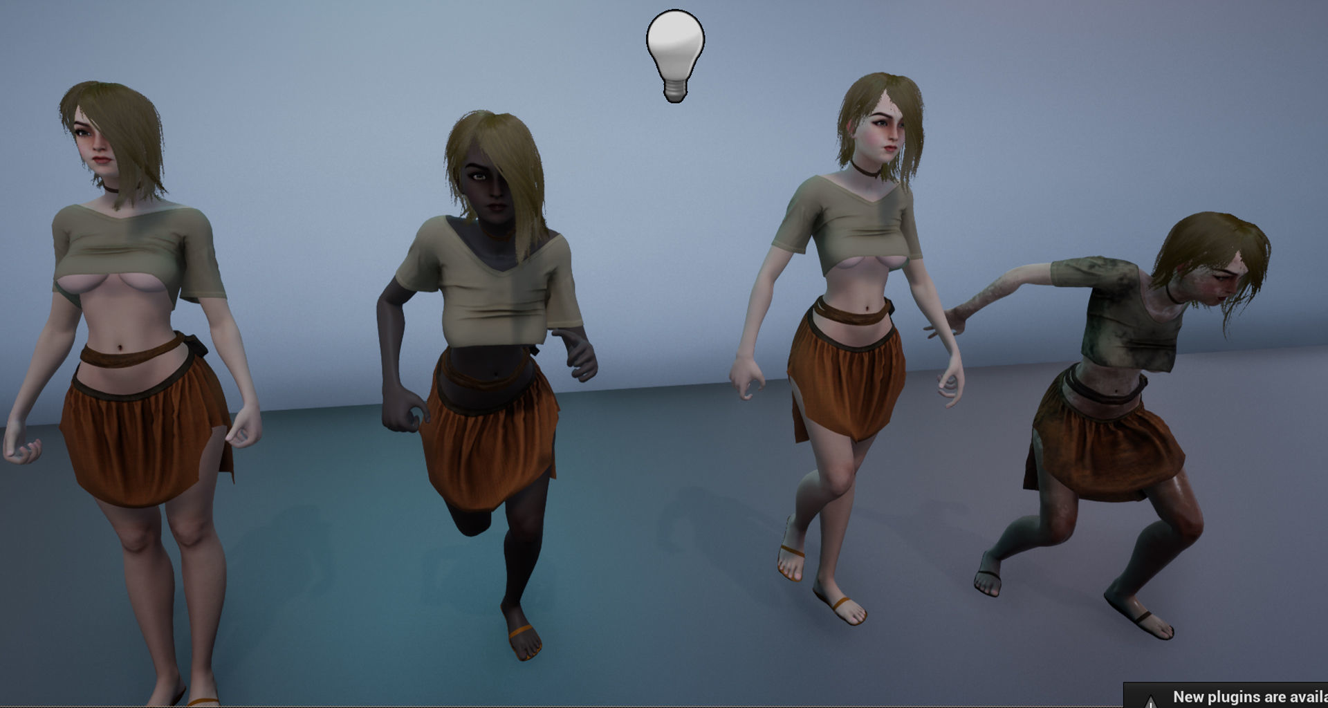 Survivor Girl 1 Game Ready Low-poly 3D model Low-poly 3D model_35