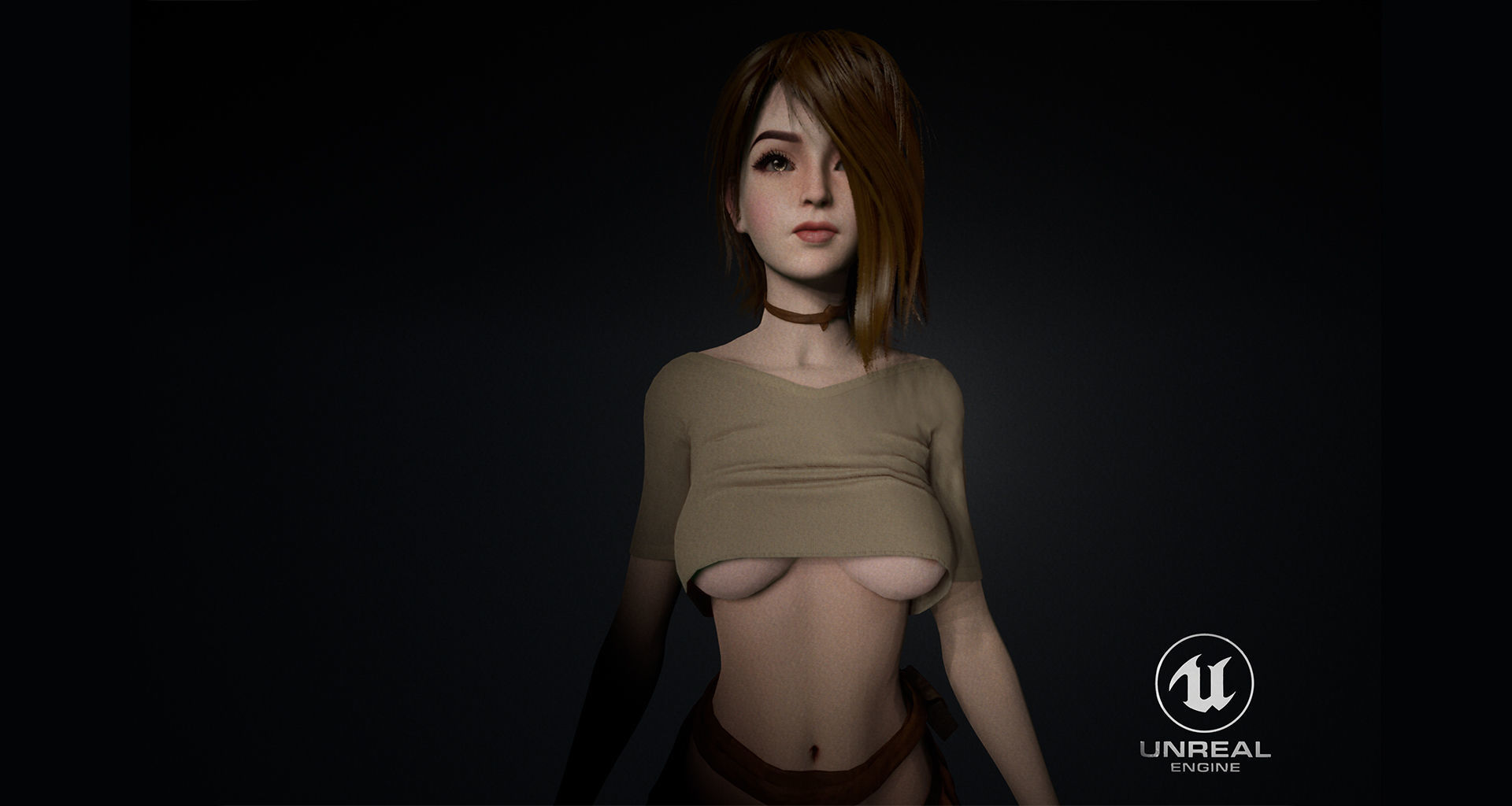 Survivor Girl 1 Game Ready Low-poly 3D model Low-poly 3D model_23