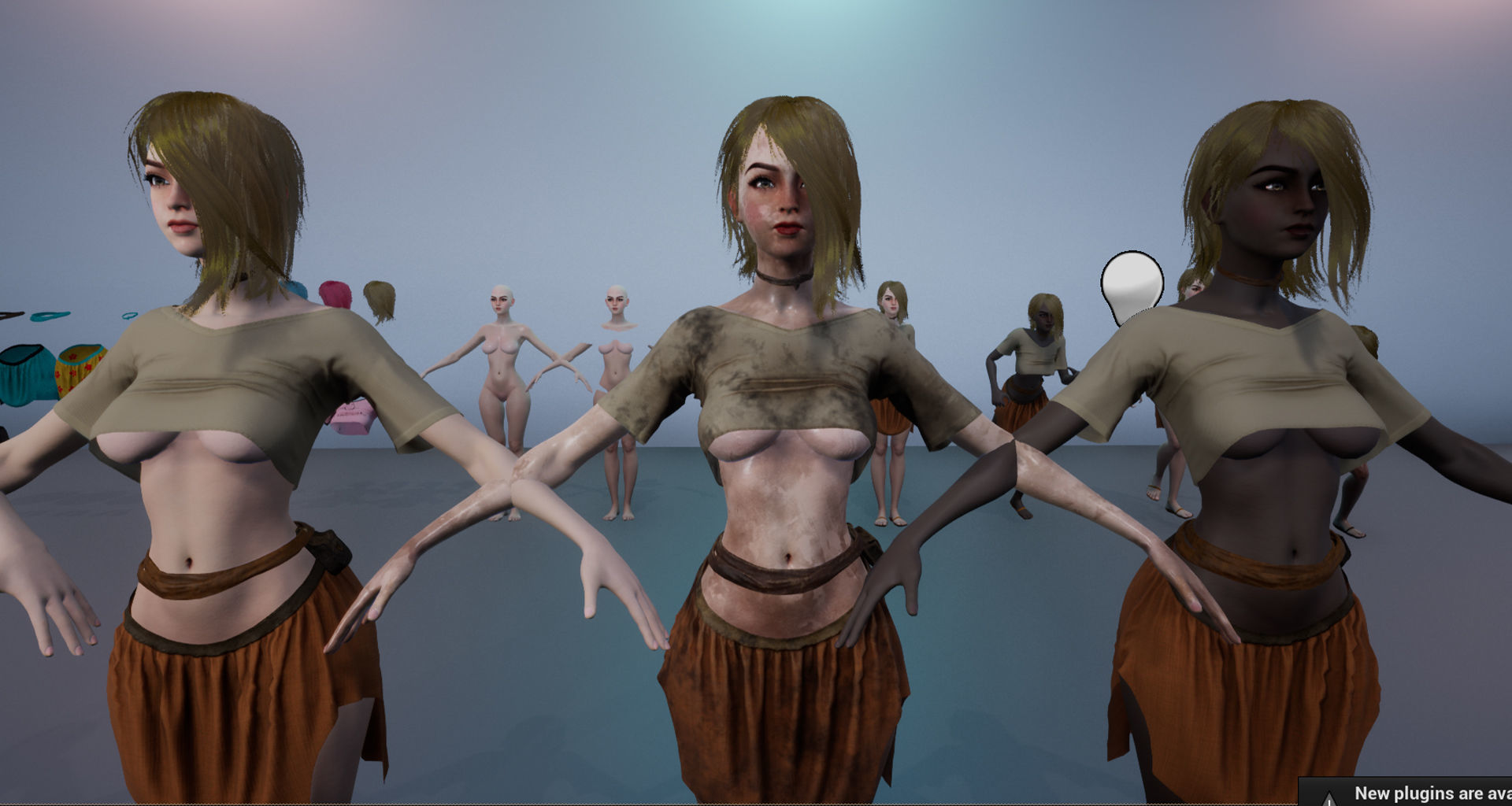 Survivor Girl 1 Game Ready Low-poly 3D model Low-poly 3D model_27