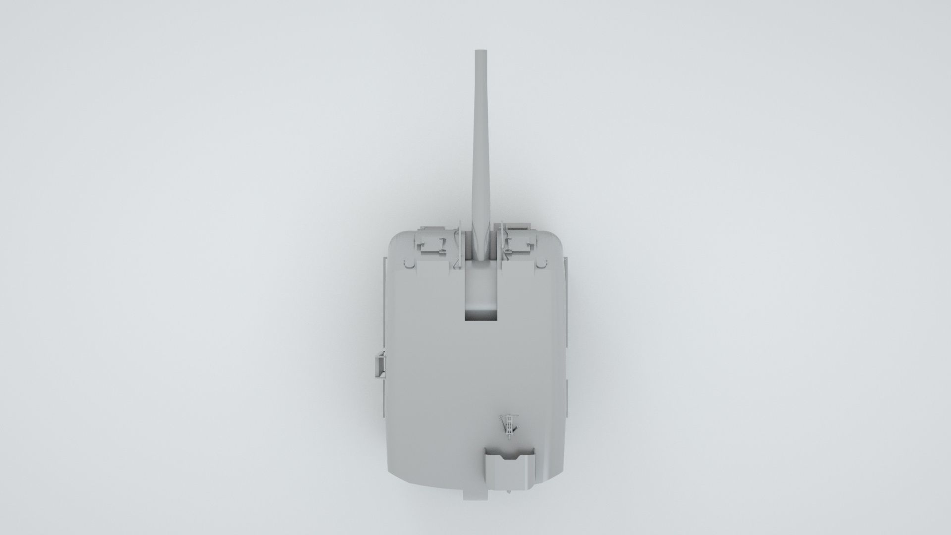 5 inch - 127mm Single Naval Gun Mk30 3D model_4