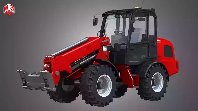 Weidemann 4070 - CX100 Telescopic Loader 3D model