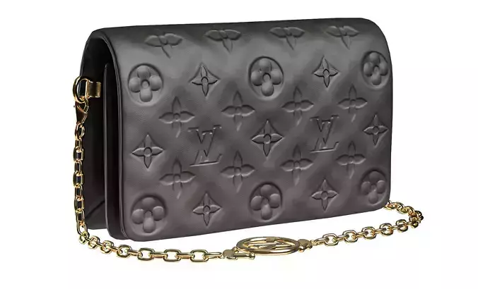 Louis Vuitton Pochetter Coussin Low-poly 3D model